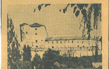 Sandomierskie więzienie. Wycinek prasowy z archiwum Barbary Łojek