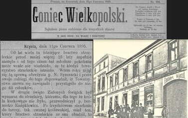 Goniec Wielkopolski z 13 czerwca 1895 r. Nadesłał Tomasz Kmiotek 