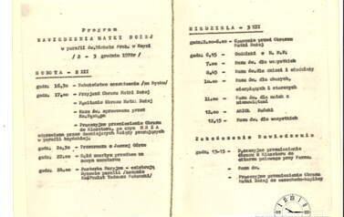 Program Nawiedzenia. Z archiwum Tadeusza Zielińskiego