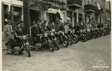 Rajd motocyklowy w Kcyni, lata 60. Z archiwum Mariusza Koplinera