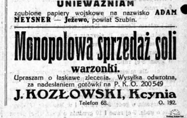 Oręd. Pow. Szub. 1925.06.13, R. 6, nr  34. Źr&oacute;dło: www.kpbc.umk.pl 