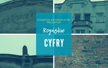 Kcyńskie cyfry. Kolaż.