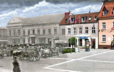 Stare/nowe - Rynek w Kcyni. Autor: Tomasz Kmiotek 