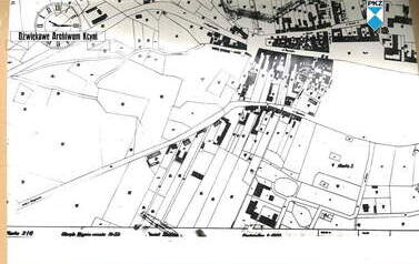 Kcynia, Plan miasta z 1936 r. W: Studium historyczno-urbanistyczne..., Toruń 1982
