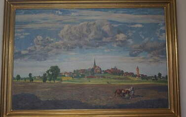 Panorama Kcyni. Autor: Lebrecht. Rok: 1942. Własność Urzędu Miejskiego w Kcyni