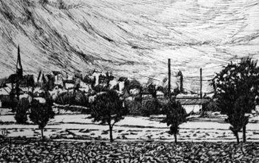 Panorama Kcyni. Autor: nieznany (inicjały: JG)