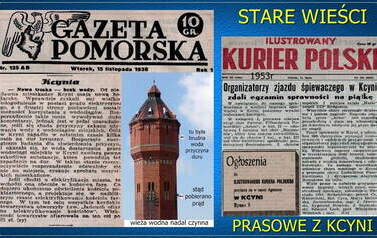 Ogłoszenia prasowe z Kcyni. Nadesłał Roman Tadych 
