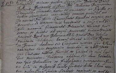 Fragmenty /Kopiariusz przywilej&oacute;w miasta Kcyni z lat 1262 - 1633/. M.in. potwierdzenie lokacji miasta z roku 1262. (z zespołu Majątek Pawłowice - Mielżyńscy , sygn. 528). Źr&oacute;dło: Archiwum Państwowe w Poznaniu