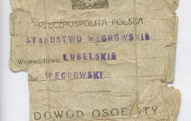 Przedwojenny dow&oacute;d osobisty Albina Rudaś. Z archiwum Władysława Rudaś