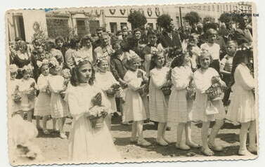 Boże Ciało 1961 r. Z archiwum Wiesławy Łaszkiewicz 
