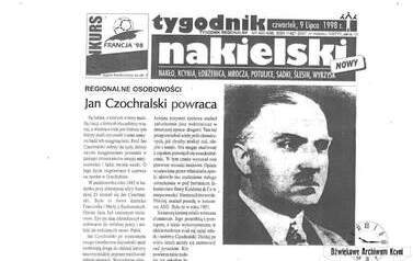 Tygodnik Nakielski, 9 lipca 1998 r. Z archiwum SP w Kcyni 