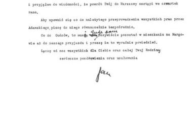 Listy prof. Jana Czochralskiego do rodziny. Z archiwum SP w Kcyni 