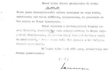 Listy prof. Jana Czochralskiego do rodziny. Z archiwum SP w Kcyni 
