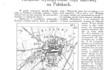 Rzekome występywanie ropy na Pałukach - str. 2. Z archiwum Zofii Czochralskiej