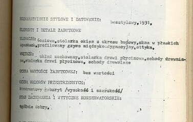 Karta obiektu 110.1.