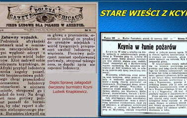 Kcynia w łunie pożar&oacute;w. Nadesłał Roman Tadych 