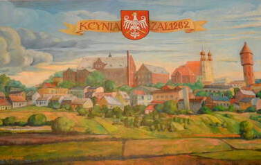 Panorama Kcyni. Autor nieznany. Własność: Zakład Poprawczy w Kcyni 