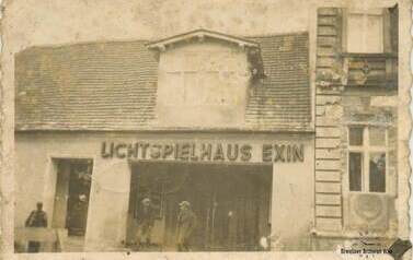 Lichtspielhaus Exin - kino w okresie II wojny światowej. Z archiwum Dariusza Korbala