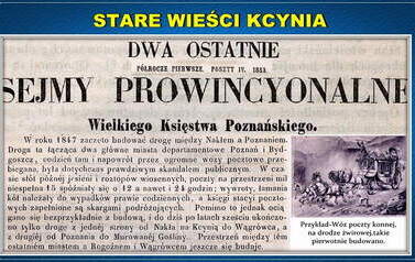 Droga między Nakłem a Poznaniem. Nadesłał Roman Tadych 