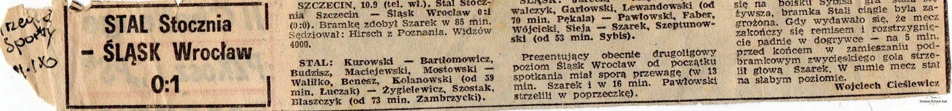 Artykuł Wojtka Cieślewicza. Z archiwum Pawła Cieślewicza