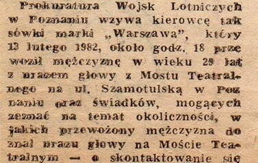 Artykuł Co wiemy w tej sprawie? Z archiwum Pawła Cieślewicza
