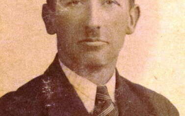 Leon Gryczka (ur. 1897), strażak z Rybowa k. Wągrowca, powstaniec wielkopolski. Z archiwum Olgi Świtlickiej (c&oacute;rki Marii z d. Gryczka)