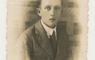 Czesław Ososko w wieku 16-17 lat 
