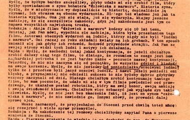 Strajkowy biuletyn informacyjny (str. 4). Z archiwum Ewy Hałas 