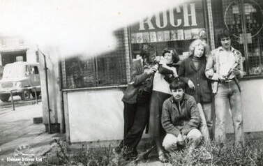 Kiosk Ruchu, ok. 1980 r. Z archiwum Mirosława Nowickiego 