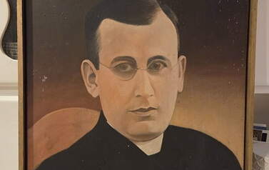 Portret ks. dr Kornela Wierzbickiego. Z archiwum Parafii w Buku