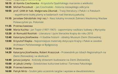 Agenda - pierwszy dzień konferencji 