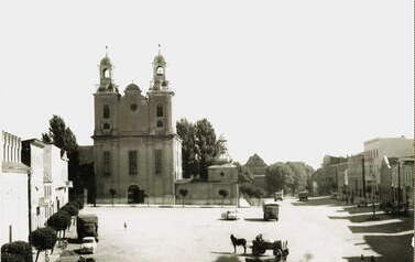 Rynek w Kcyni. Nadesłał Tomasz Kmiotek