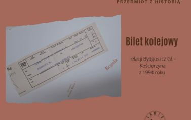 Bilet kolejowy z lat 90. Z archiwum Piotra Mantycha 