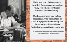 From the article "Memories of a Posen childhood" written by C.C. Aronsfeld