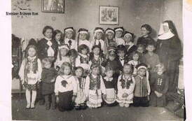 Pamiątka teatrzyku odegranego w ochronce, 6.12.1937 r. Z archiwum M. Maciejewskiego 
