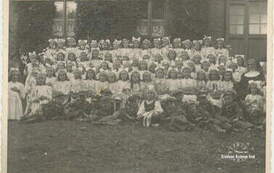 Ochronka w Kcyni, ok. 1946-47 r. Z archiwum A. Oratowskiej