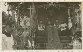 Prymas Wyszyński w Kcyni, 1962 r. Z archiwum Anny Oratowskiej