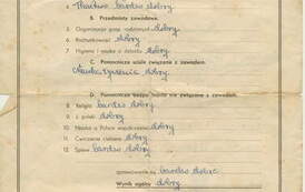 Świadectwo szkolne Danuty Dykier z r. szk. 1946/47 (str.2). Z archiwum rodziny Dykier i Kosznik