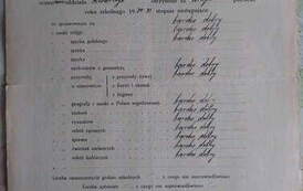 Świadectwo szkoły ćwiczeń z 1931 r. - Stanisława Świerkosz&oacute;wna. Z archiwum Stanisława Pilarskiego