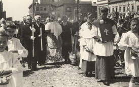 Boże Ciało. Ks. Kazimierz Sojka, 1967 r.Z archiwum Barbary Sobowiec 