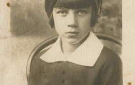 Stanisława Pilarska w gimnazjum im. Dąbr&oacute;wki w Poznaniu. Z archiwum Stanisława Pilarskiego
