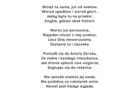 "Miasto skała" - III miejsce w zabawie poetyckiej 