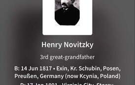 Henry Novitzky, urodzony w Kcyni