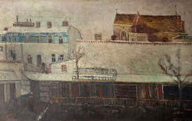 Jan Lebenstein, "Stary Rembert&oacute;w", 1955, wł. Muzeum Narodowe we Wrocławiu 