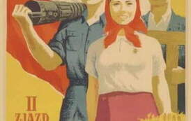 Plakat propagandowy, 1955. 