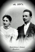 Ok. 1897 r. Stanisława i Janusz Broekere. Z archiwum rodziny Majewskich