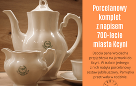 Porcelanowy serwis kawowy. Własność Wojciecha Rochowiaka 