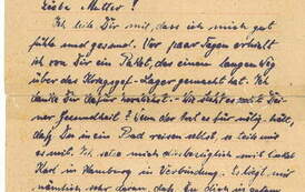 List Henryka z Sachsenhausen-Oranienburg do matki Anny, 14.03.1943 r. Z archiwum Wojciecha Niedźwiedzińskiego 
