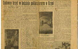 Cudowny Krzyż w kościele poklasztornym. Artykuł H. Lindemanna, IKP, 2.12.1937 r. Z archiwum Wojciecha Niedźwiedzińskiego