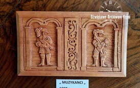 Płaskorzeźba Muzykanci